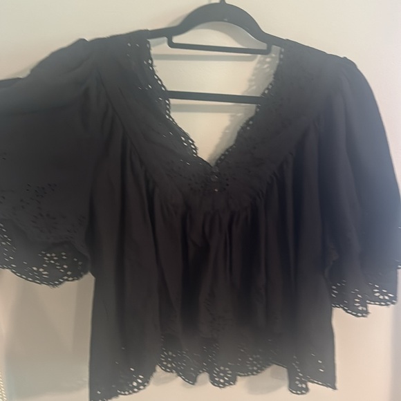 free people costa eyelet top - Picture 3 of 5